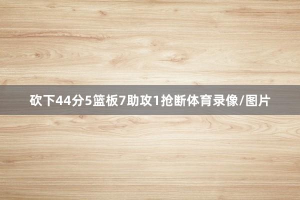 砍下44分5篮板7助攻1抢断体育录像/图片