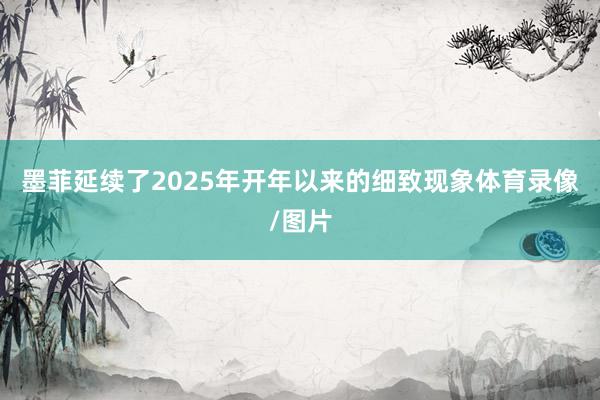 墨菲延续了2025年开年以来的细致现象体育录像/图片