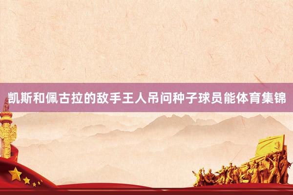凯斯和佩古拉的敌手王人吊问种子球员能体育集锦