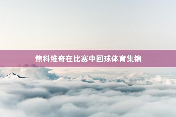 焦科维奇在比赛中回球体育集锦