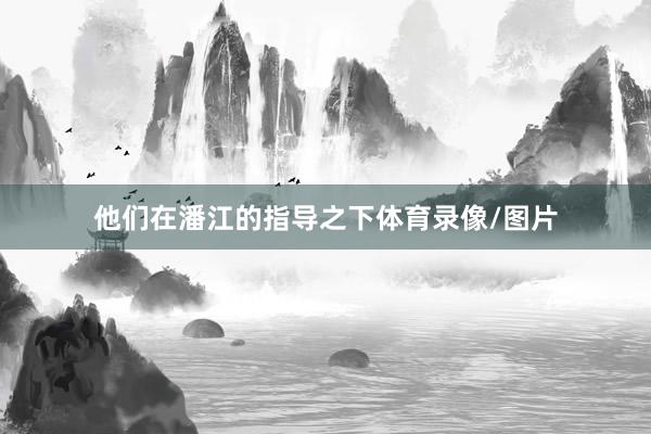 他们在潘江的指导之下体育录像/图片
