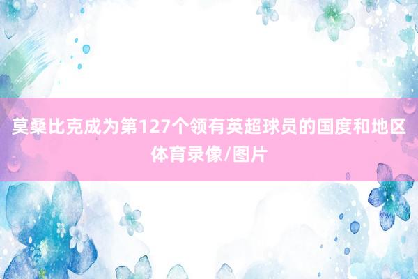 莫桑比克成为第127个领有英超球员的国度和地区体育录像/图片