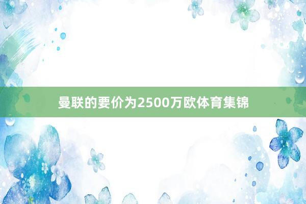 曼联的要价为2500万欧体育集锦