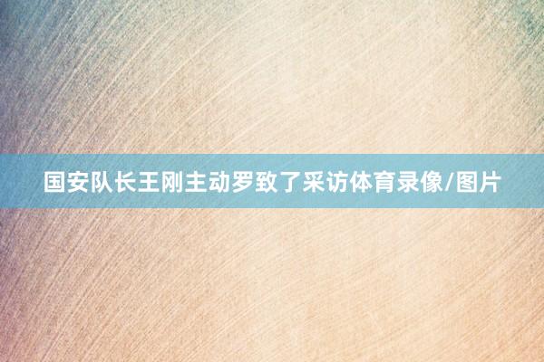 国安队长王刚主动罗致了采访体育录像/图片