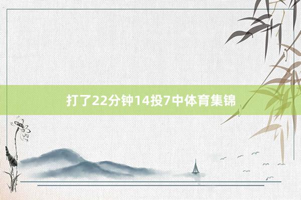 打了22分钟14投7中体育集锦