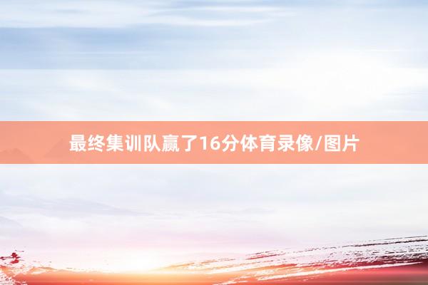 最终集训队赢了16分体育录像/图片
