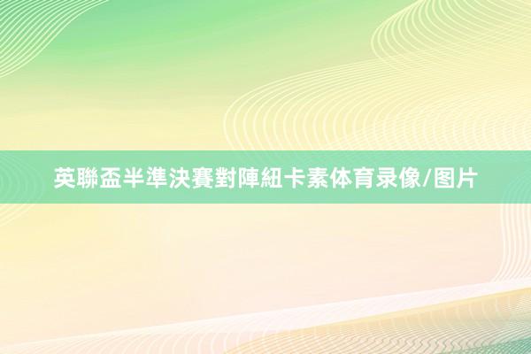 英聯盃半準決賽對陣紐卡素体育录像/图片