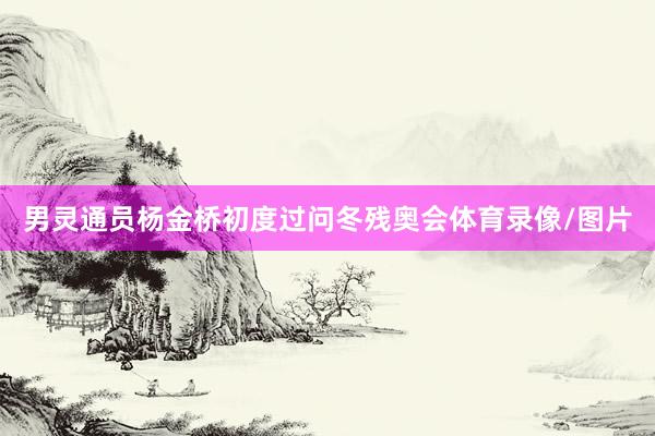 男灵通员杨金桥初度过问冬残奥会体育录像/图片