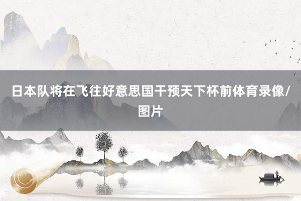 日本队将在飞往好意思国干预天下杯前体育录像/图片