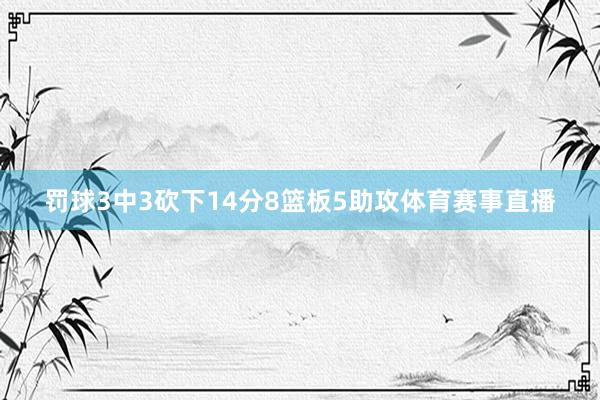 罚球3中3砍下14分8篮板5助攻体育赛事直播