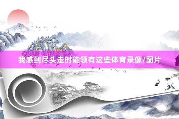 我感到尽头走时能领有这些体育录像/图片