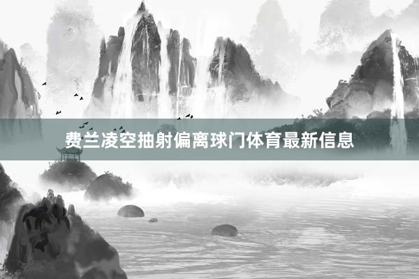 费兰凌空抽射偏离球门体育最新信息